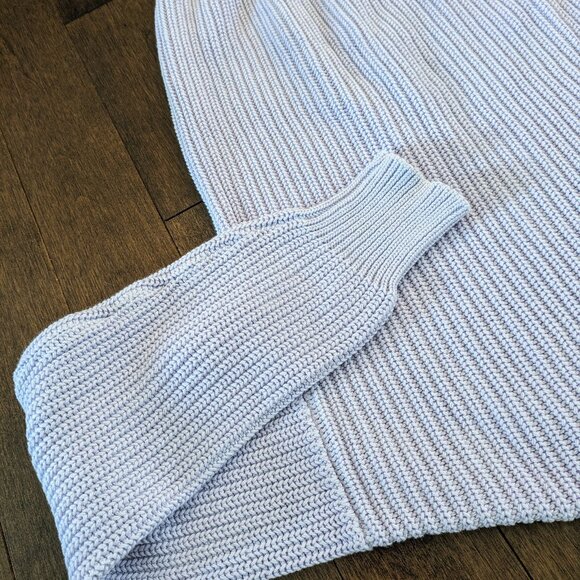 Los Angeles Apparel Fisherman Sweater in Lavender - Picture 12 of 15